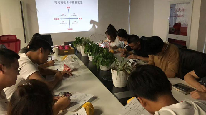鵬通上海公司組織對“工作重點管理”企業(yè)思想的學(xué)習(xí)