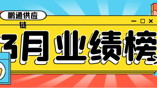 不斷超越自我，就能遇見美好！——鵬通3月光榮榜！